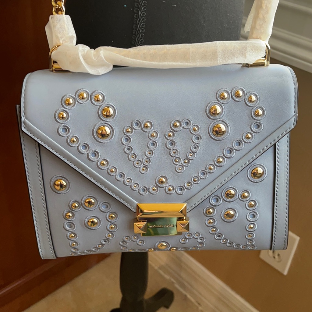Michael Kors Whitney Pale Blue Large Shoulder Bag. Brand New With Tags!